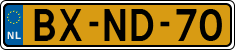 License plate of the Netherlands, Heavy Commercial Vehicles (1994 system)