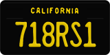 California, Vanity Plates
