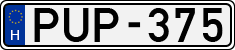 license plates of Hungary, Cars (1990)