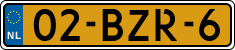 License plate of the Netherlands, Heavy Commercial Vehicles (1994 system)
