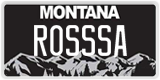 Montana, Vanity Plates