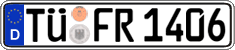German license plate, Regular plates
