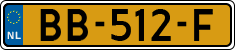 License plate of the Netherlands, Heavy Commercial Vehicles (1994 system)