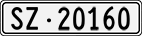 License plate of Switzerland, Cars