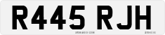 License plate of the United Kingdom, 1983 year system