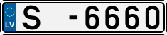 License plate of Latvia, Trailers