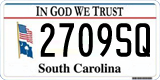 South Carolina, In God We Trust (1234AB/123 4AB)