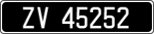 License plate of Ireland, Oldtimers