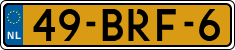 License plate of the Netherlands, Heavy Commercial Vehicles (1994 system)