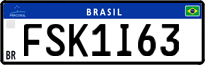 License plate of Brazil, Private owners (Mercosul)