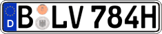 German license plate, Plates for oldtimers (type 