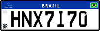 License plate of Brazil, Private owners (Mercosul)