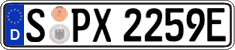 German license plate, Electric vehicles