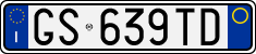 License plate of Italy, Cars (1994 year series)