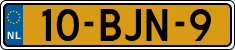 License plate of the Netherlands, Heavy Commercial Vehicles (1994 system)