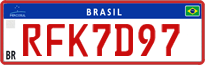 License plate of Brazil, Commercial vehicles (Mercosul)
