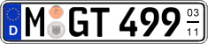 German license plate, Seasonal plates