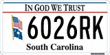 South Carolina, In God We Trust (1234AB/123 4AB)