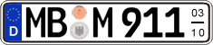 German license plate, Seasonal plates