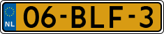 License plate of the Netherlands, Heavy Commercial Vehicles (1994 system)