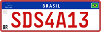 License plate of Brazil, Commercial vehicles (Mercosul)