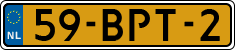 License plate of the Netherlands, Heavy Commercial Vehicles (1994 system)