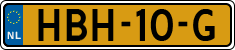 License plate of the Netherlands, Cars