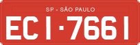 License plate of Brazil, Commercial vehicles (1990)