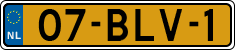 License plate of the Netherlands, Heavy Commercial Vehicles (1994 system)
