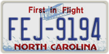 North Carolina, ABC-1234