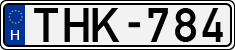 license plates of Hungary, Cars (1990)