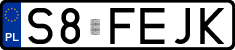 License plates of Poland, Vanity Plates