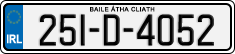 License plate of Ireland, Regular plates