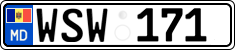License plate of Moldova, Cars (2015)