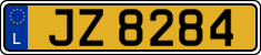 License plate of Luxembourg, 2003 year system