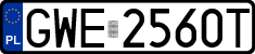 License plates of Poland, Regular car plates