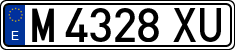 License plates of Spain, 1971 year series