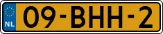License plate of the Netherlands, Heavy Commercial Vehicles (1994 system)