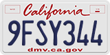 California, Passenger Car (1ABC234)