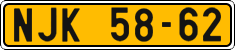 License plate of the Czech Republic, Commercial vehicles (1960)