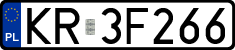 License plates of Poland, Regular car plates