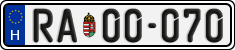 license plates of Hungary, Specialty plates (2022)