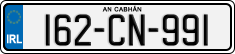 License plate of Ireland, Regular plates