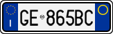 License plate of Italy, Cars (1994 year series)