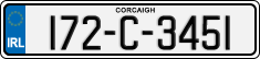 License plate of Ireland, Regular plates