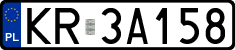 License plates of Poland, Regular car plates