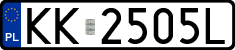 License plates of Poland, Regular car plates