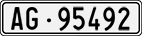 License plate of Switzerland, Cars