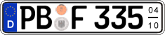 German license plate, Seasonal plates