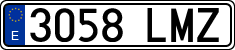 License plates of Spain, Ordinary (2000)
